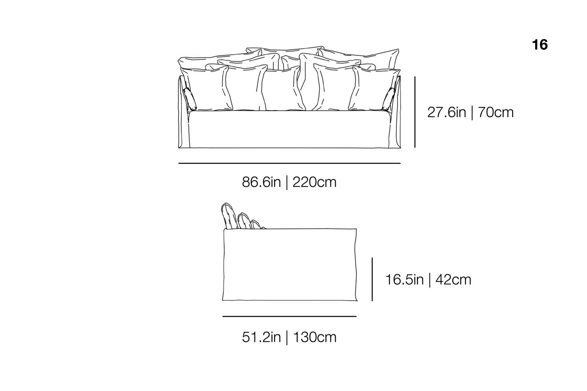 Ghost Out 16 Outdoor Sofa | Gervasoni | JANGEORGe Interior Design