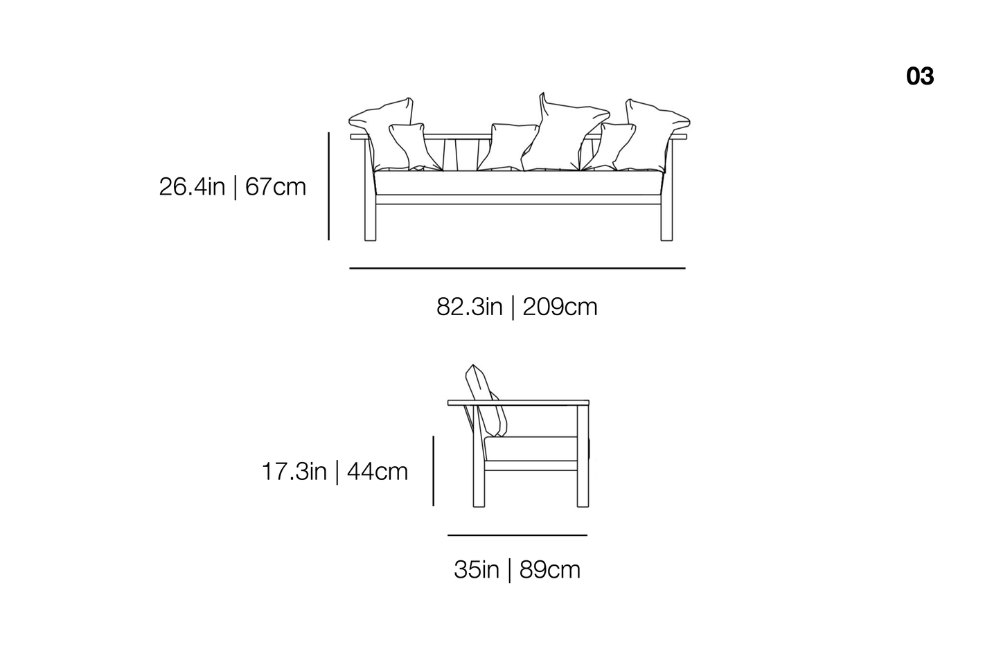 InOut 03 Sofa | Gervasoni | JANGEORGe Interior Design