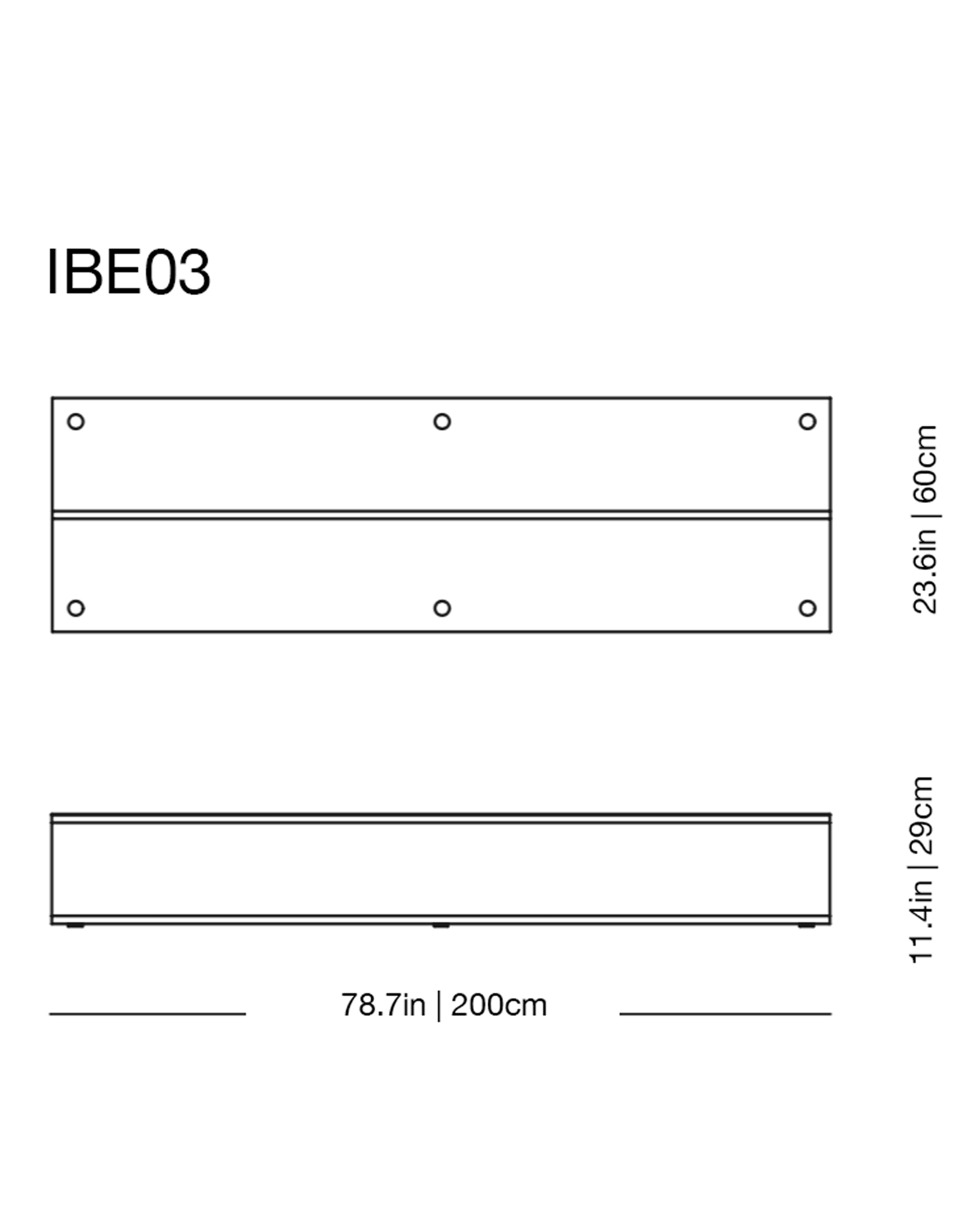 I-Beam Low Table | Glas Italia | JANGEORGe Interior Design