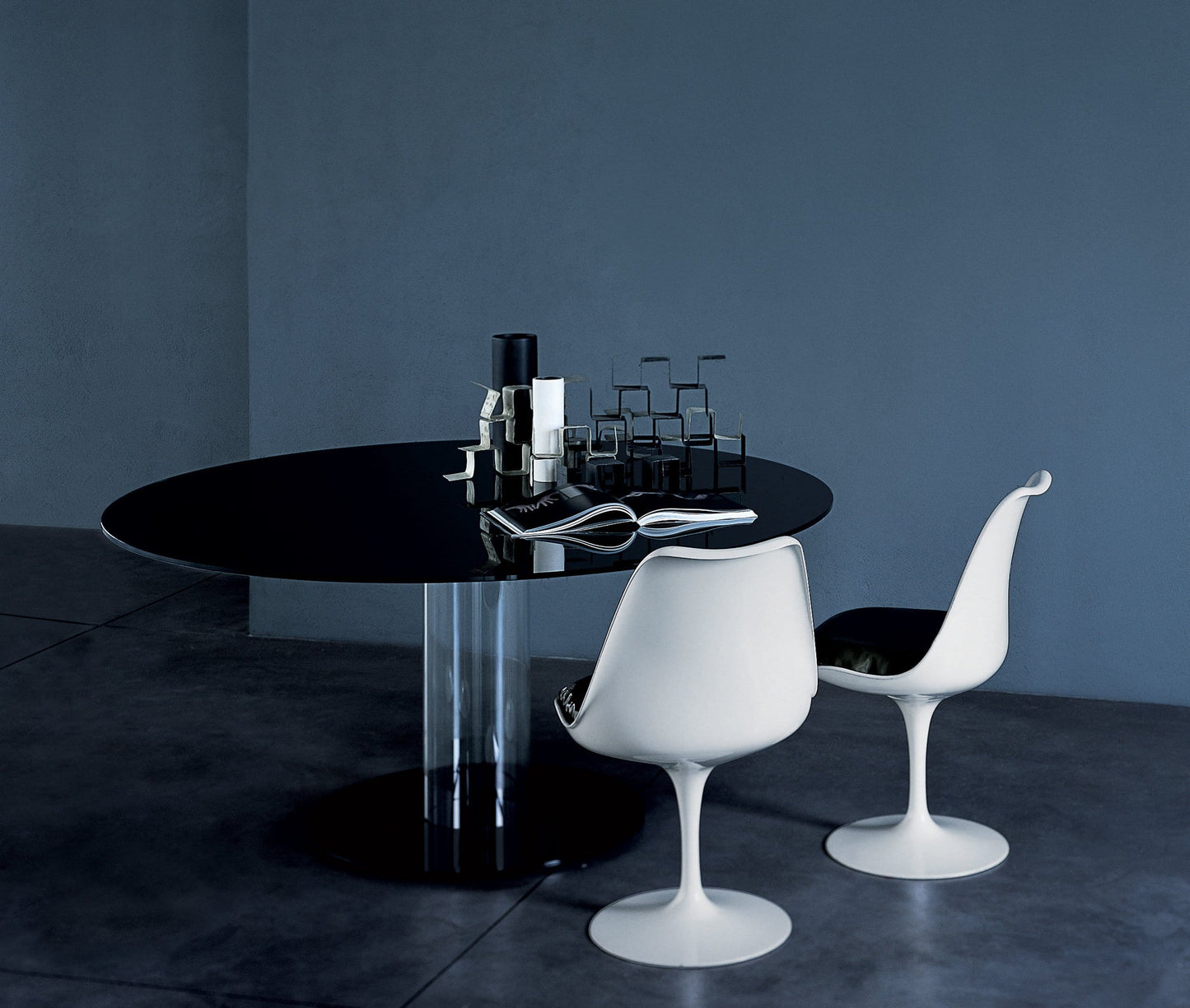 Hub High Glass Table | Glas Italia | JANGEORGe Interior Design