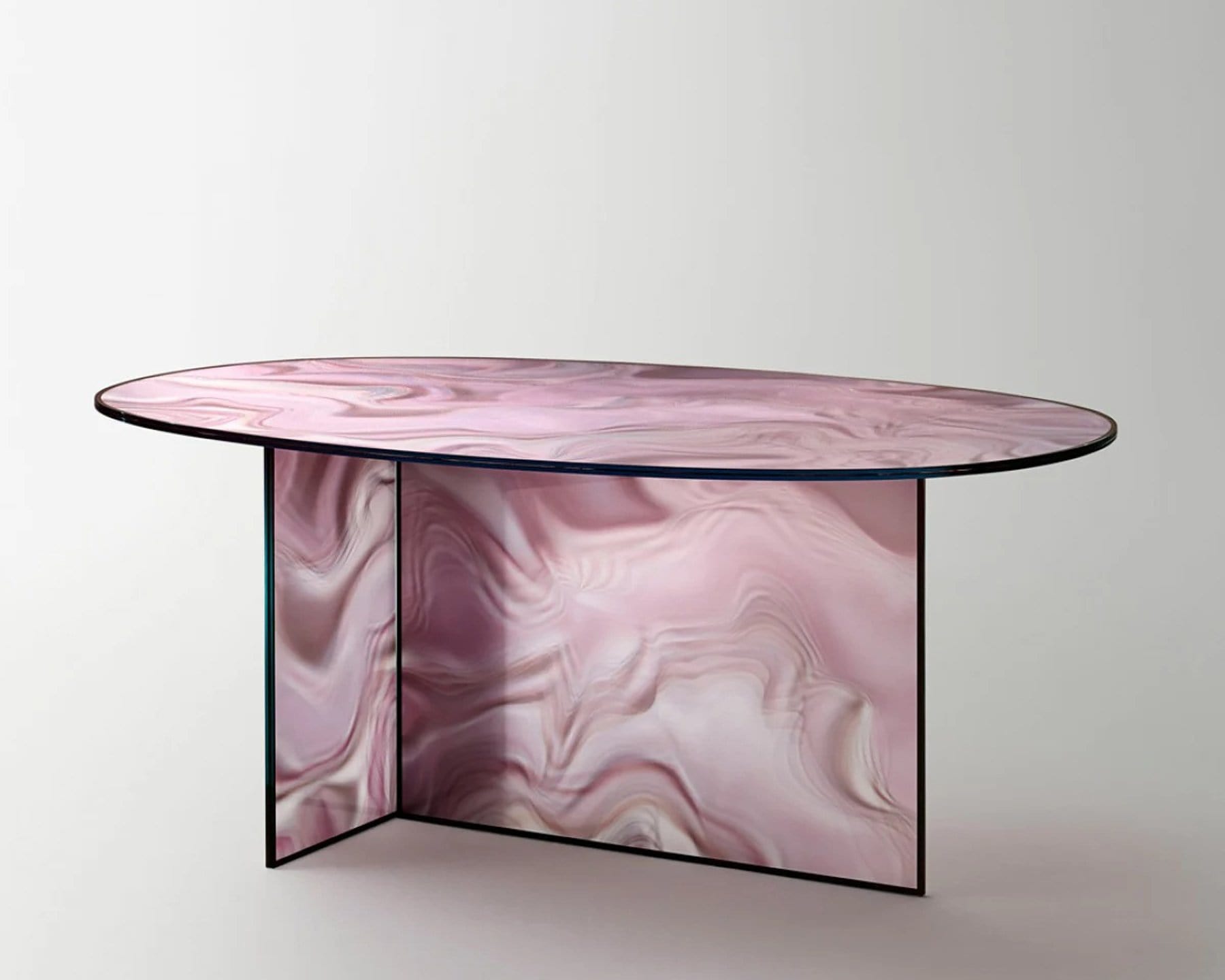 Liquefy Glass Table | Glas Italia | JANGEORGe Interior Design