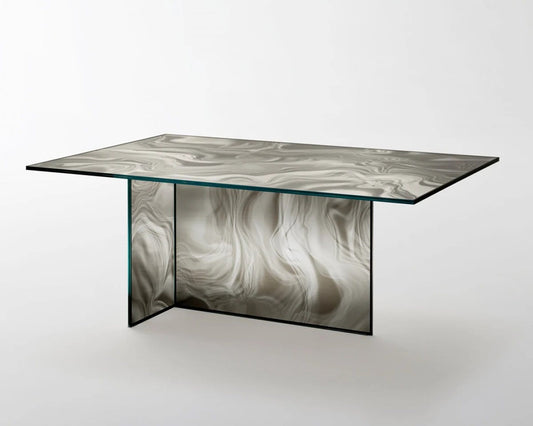 Liquefy Glass Table | Glas Italia | JANGEORGe Interior Design