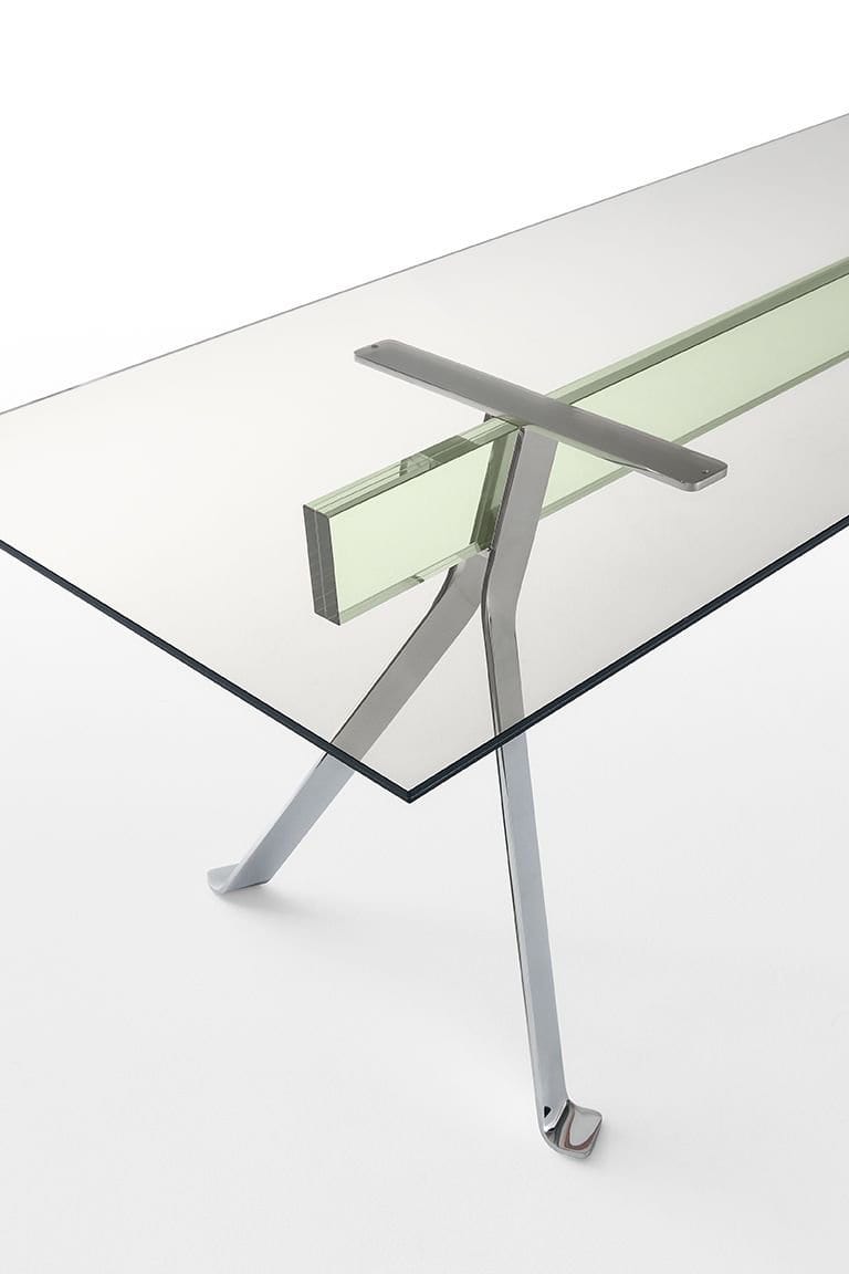 Mari Cristal Writing Desk | Glas Italia | JANGEORGe Interior Design