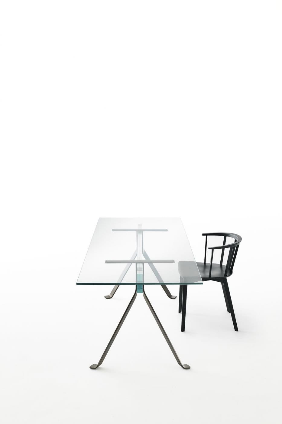 Mari Cristal Writing Desk | Glas Italia | JANGEORGe Interior Design