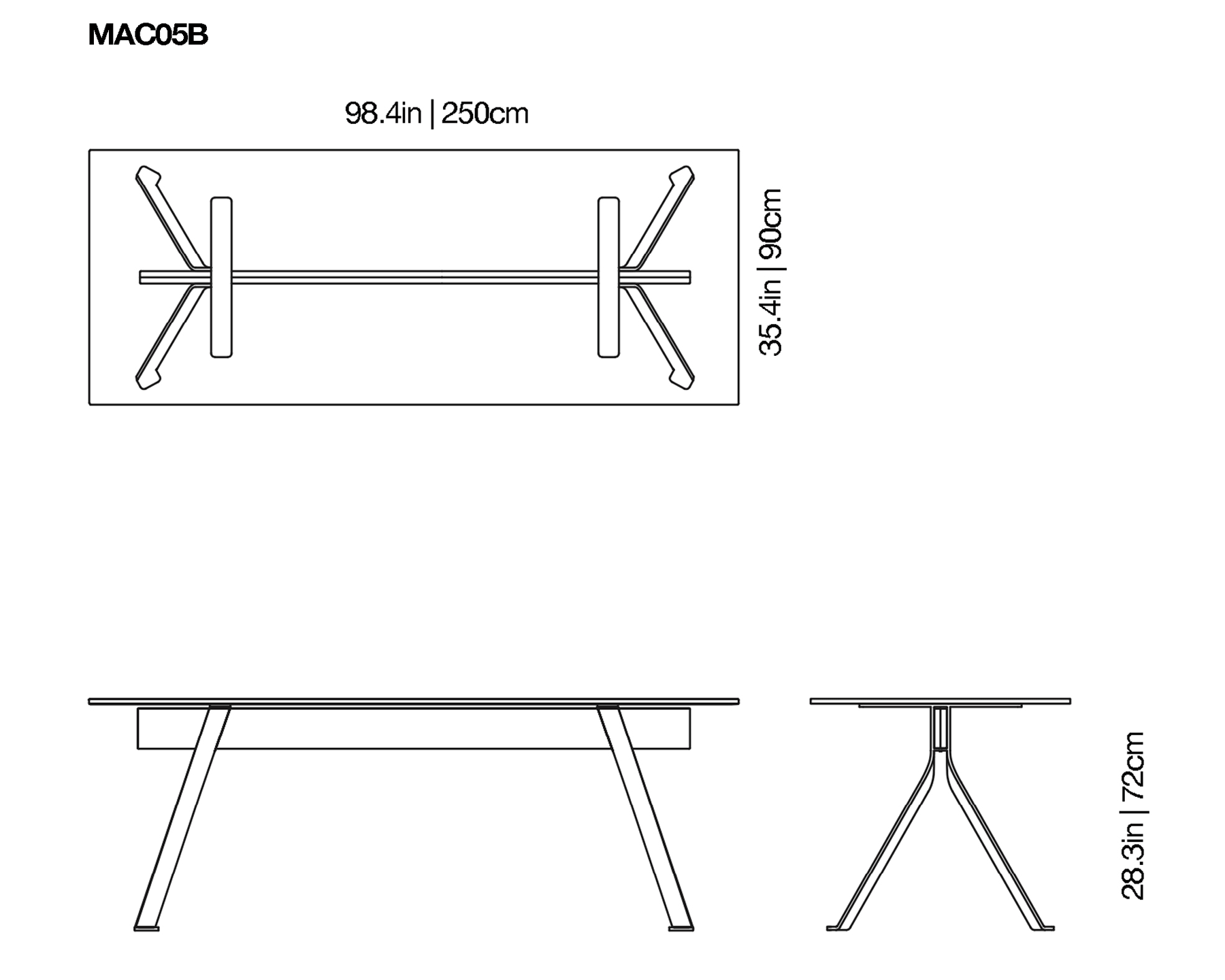 Mari Cristal Writing Desk | Glas Italia | JANGEORGe Interior Design