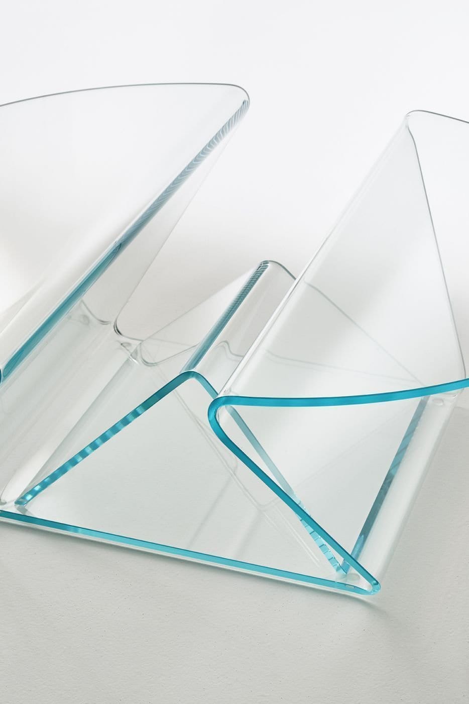 Plissé Low Glass Table | Glas Italia | JANGEORGe Interior Design