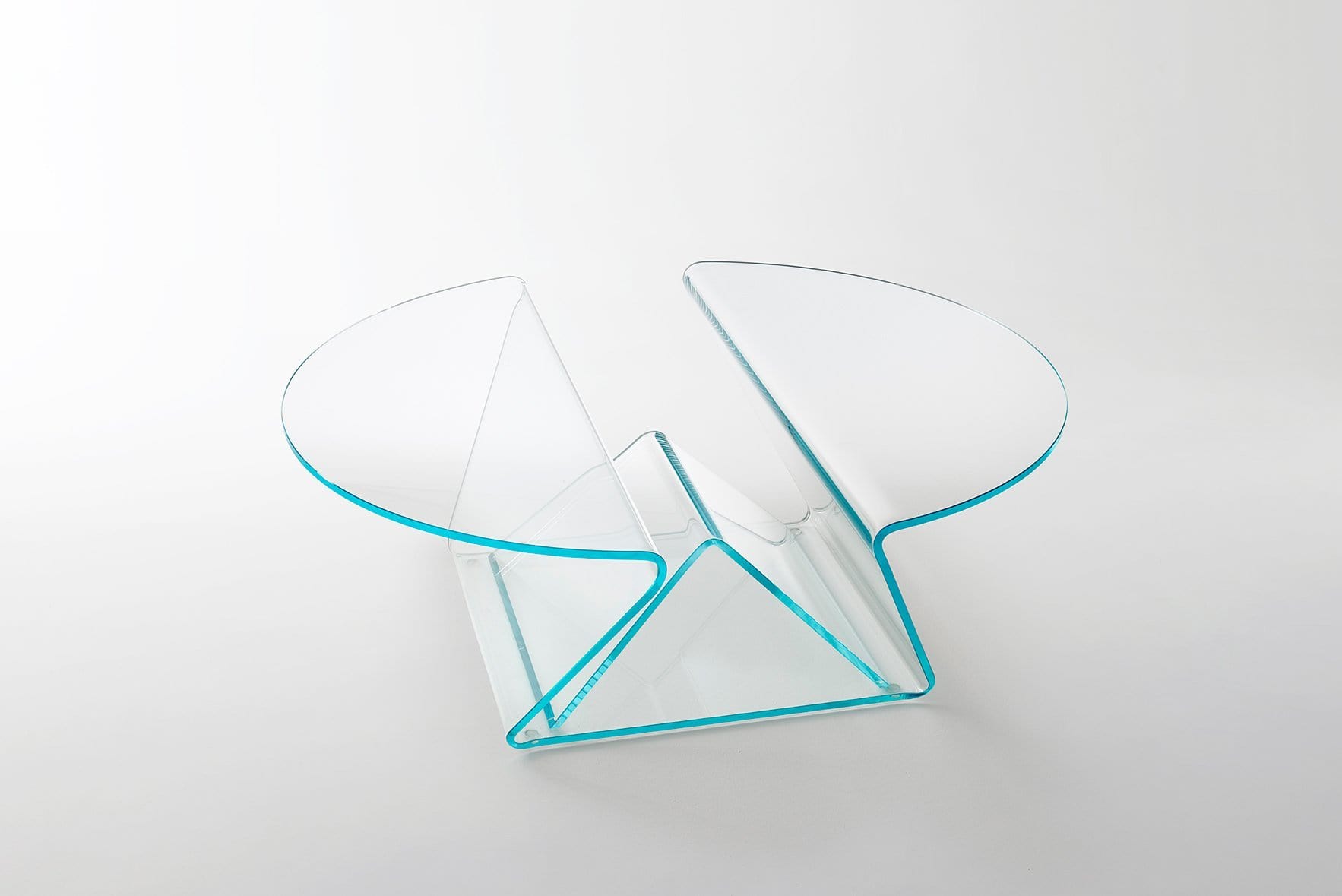 Plissé Low Glass Table | Glas Italia | JANGEORGe Interior Design