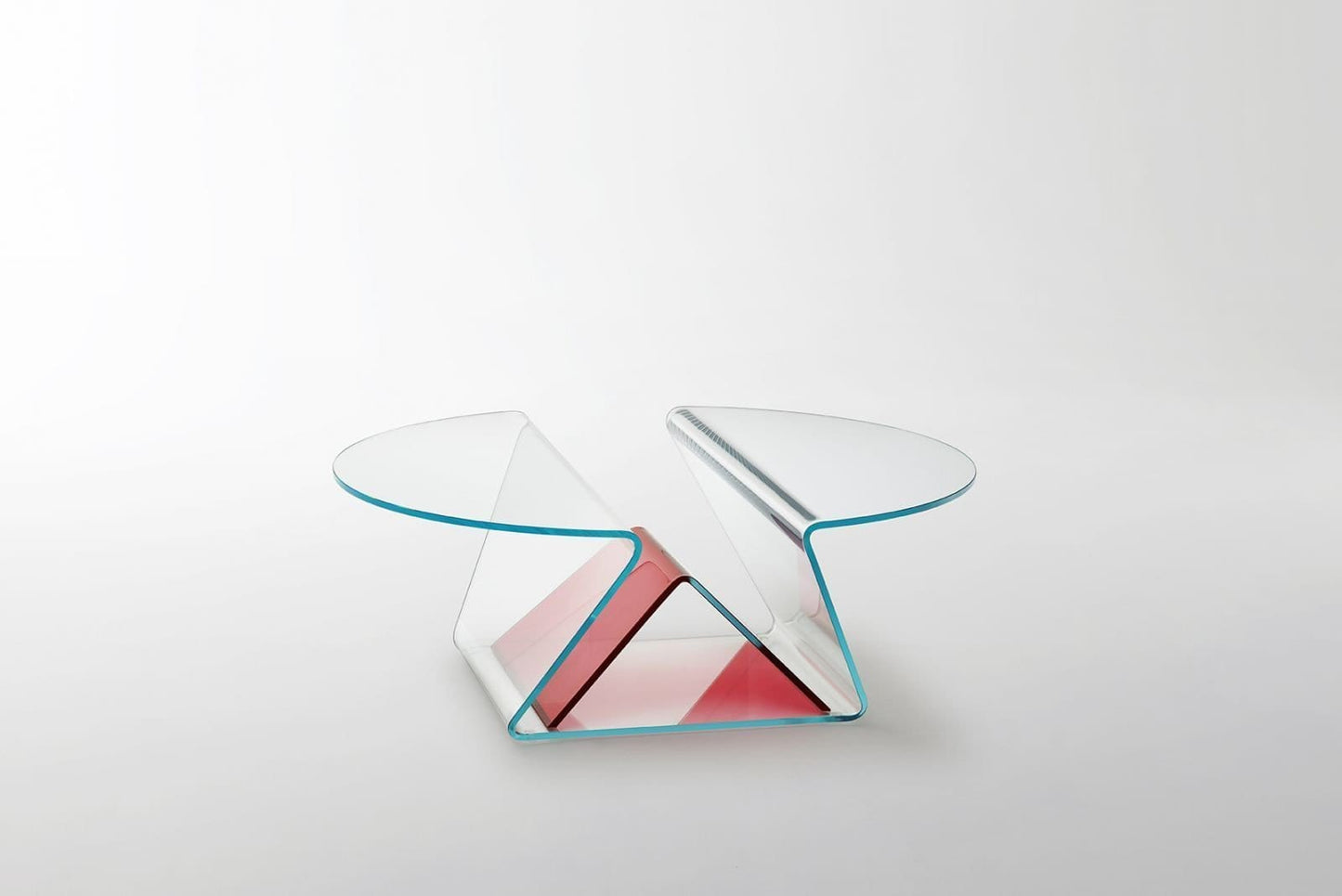 Plissé Low Glass Table | Glas Italia | JANGEORGe Interior Design