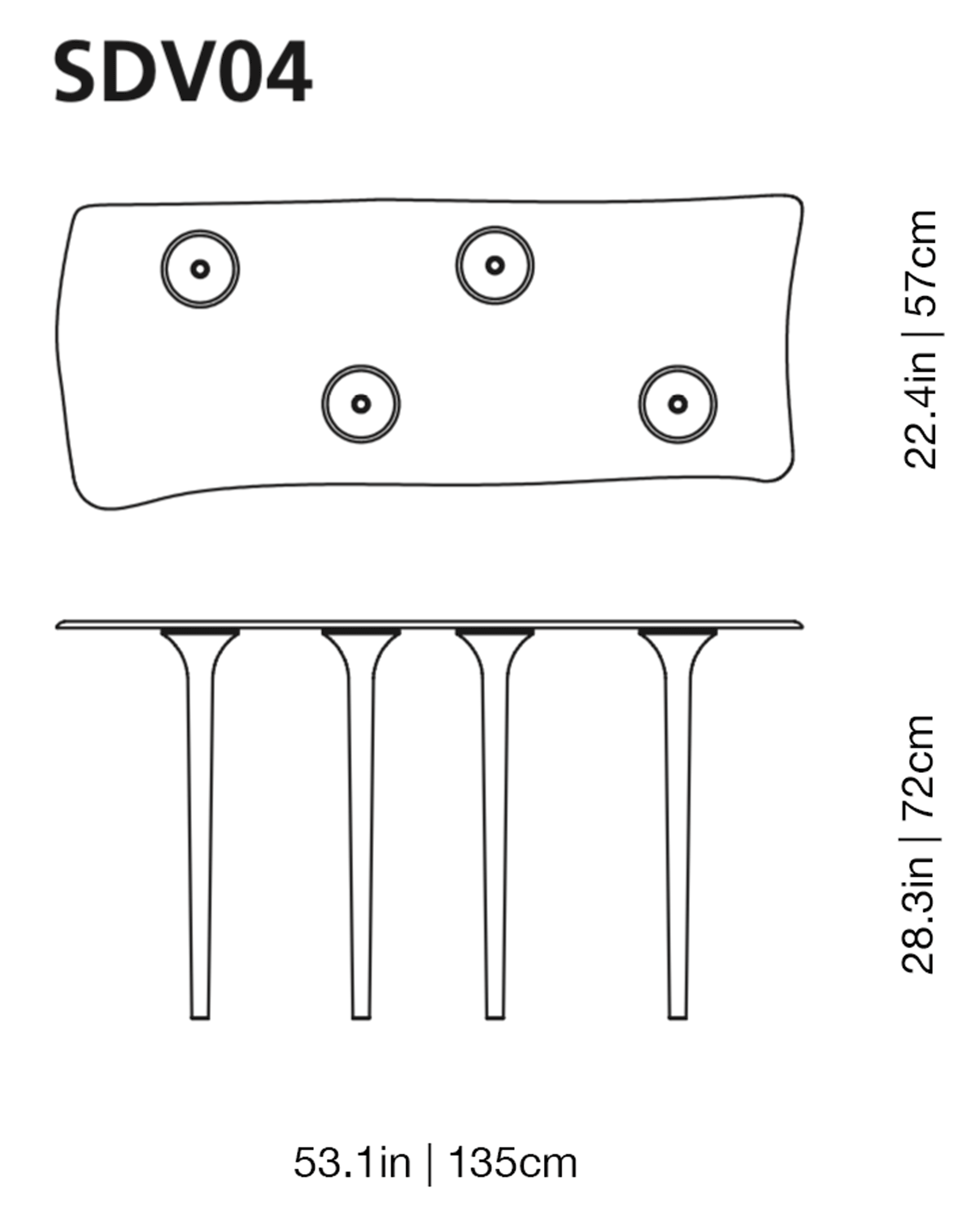 Specchio di Venere Glass Table | Glas Italia | JANGEORGe Interior Design