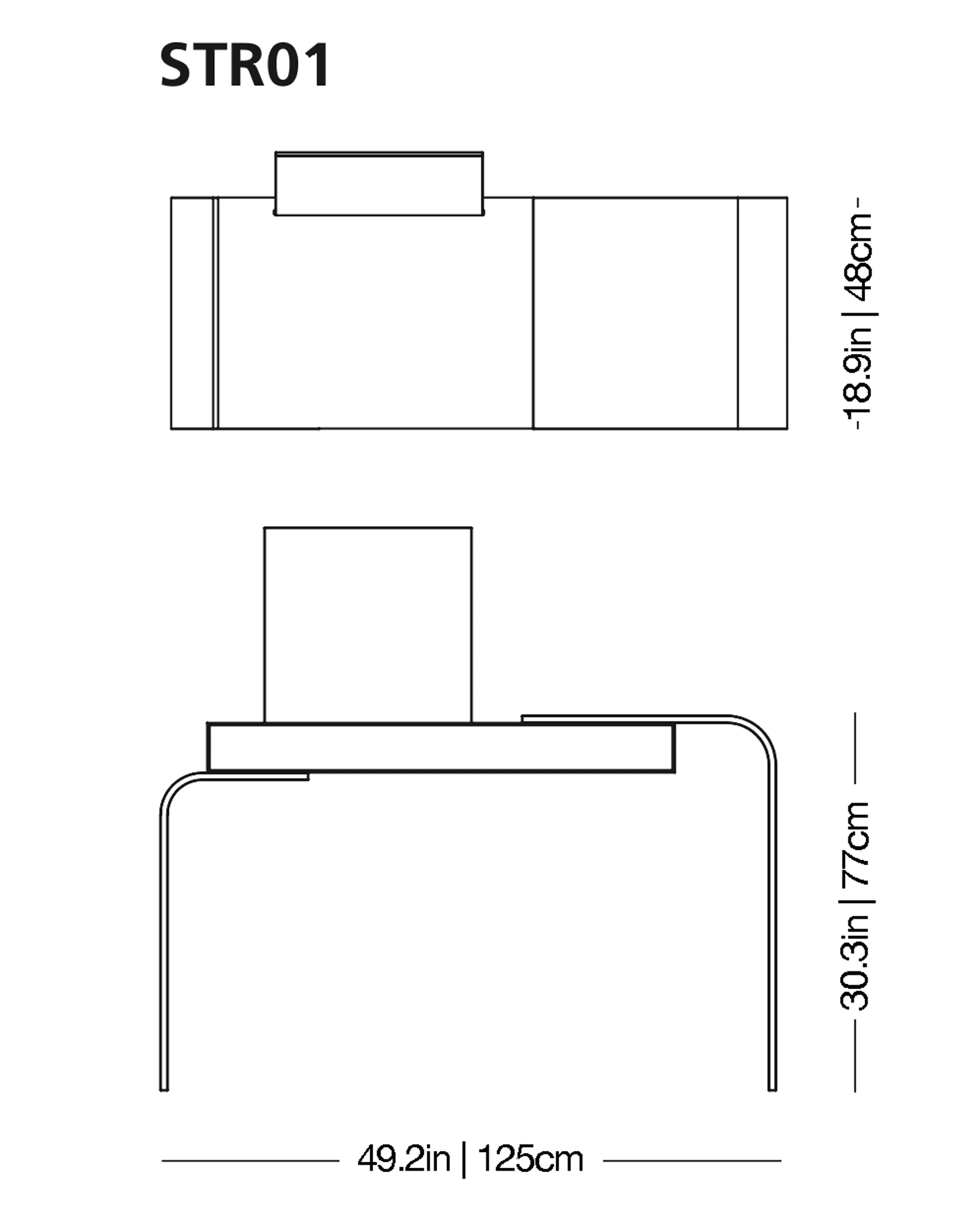 Strata Writing Desk | Glas Italia | JANGEORGe Interior Design