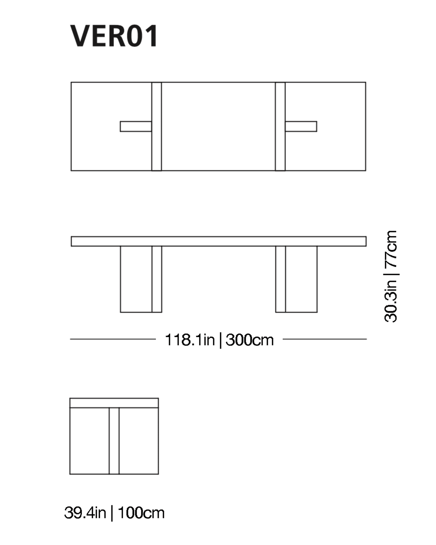 Verglas Console Table | Glas Italia | JANGEORGe Interior Design