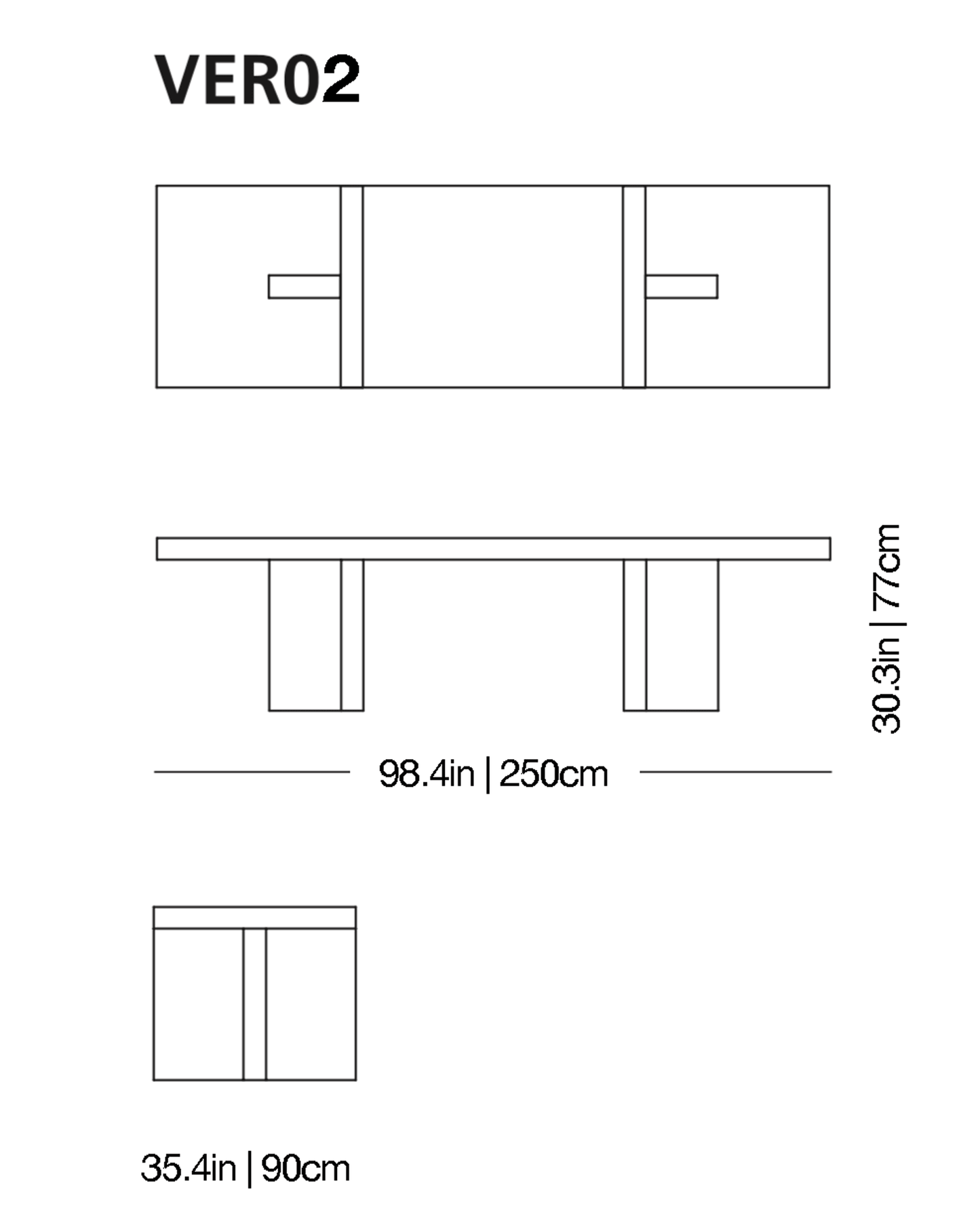 Verglas Console Table | Glas Italia | JANGEORGe Interior Design