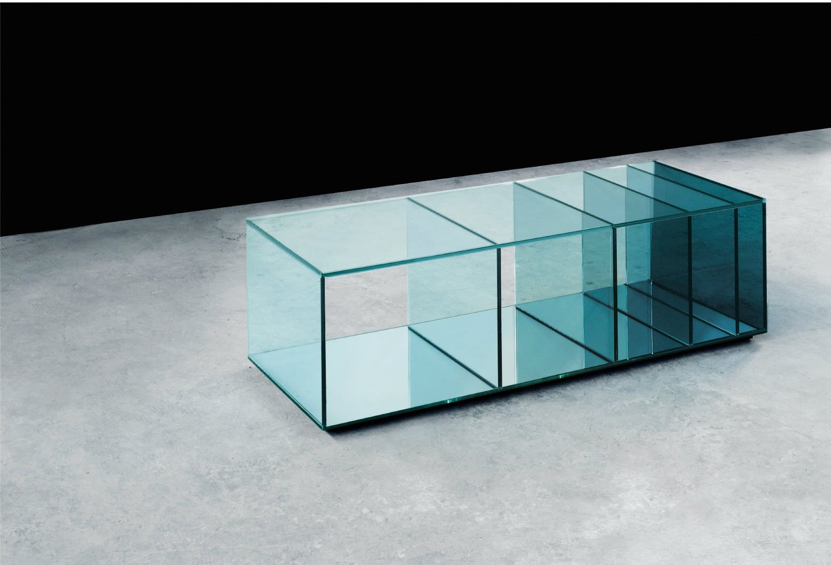 Deep Sea Low Glass Table | Glas Italia | JANGEORGe Interior Design