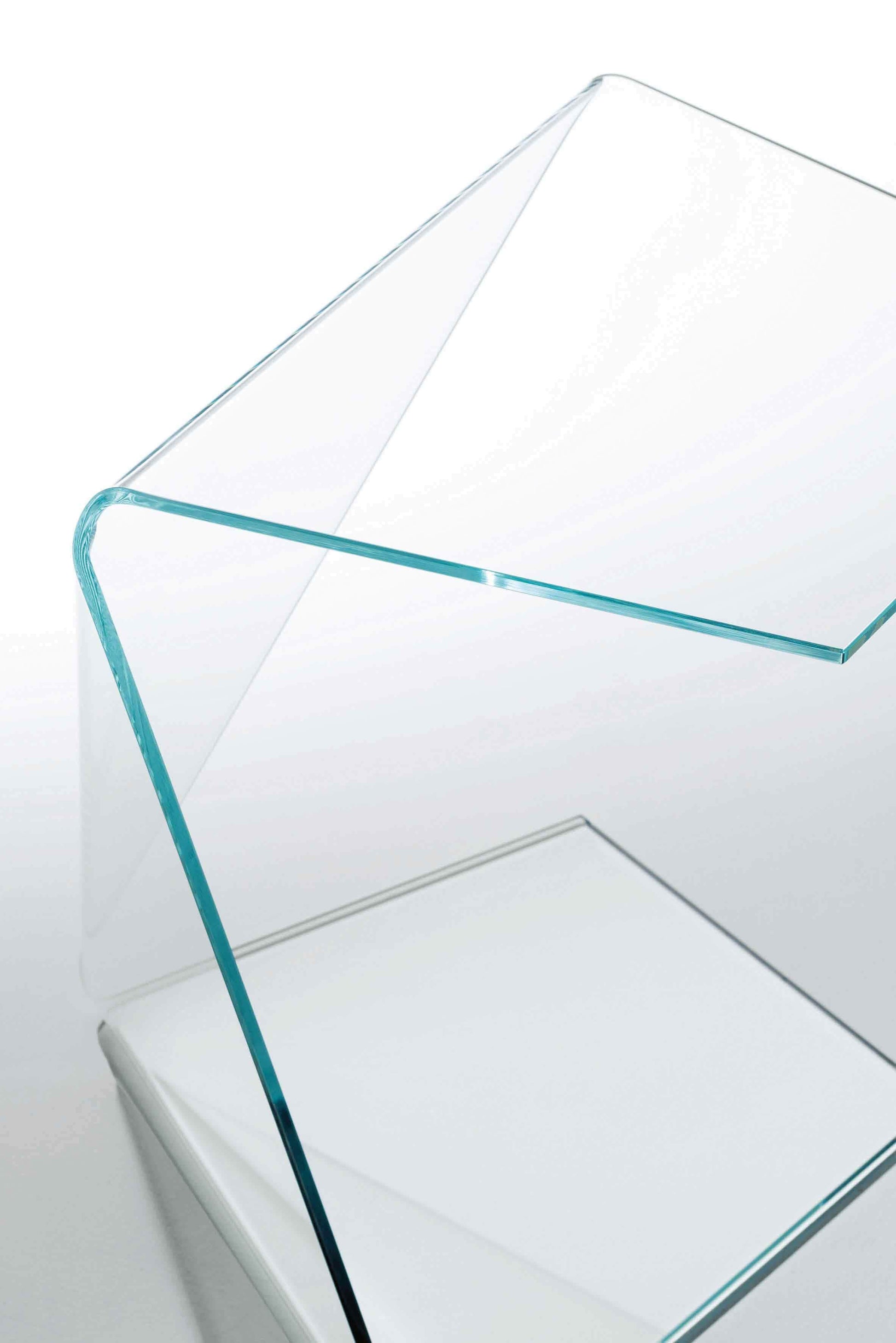 Harold and Maude Low Glass Table | Glas Italia | JANGEORGe Interior Design