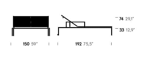 Landscape - Double Via Deckchair | Kettal | JANGEORGe Interior Design