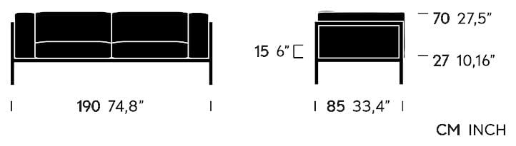 Landscape - Sofa 2 XL | Kettal | JANGEORGe Interior Design