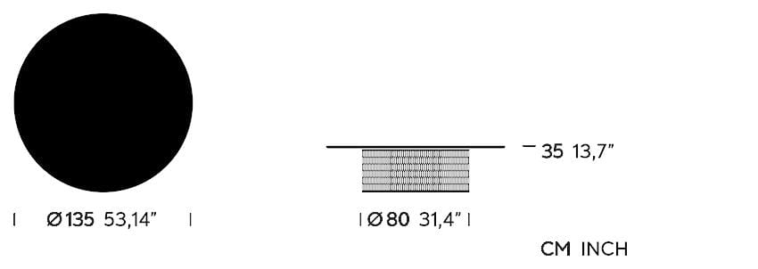 Mesh - Centre Table ø135 | Kettal | JANGEORGe Interior Design