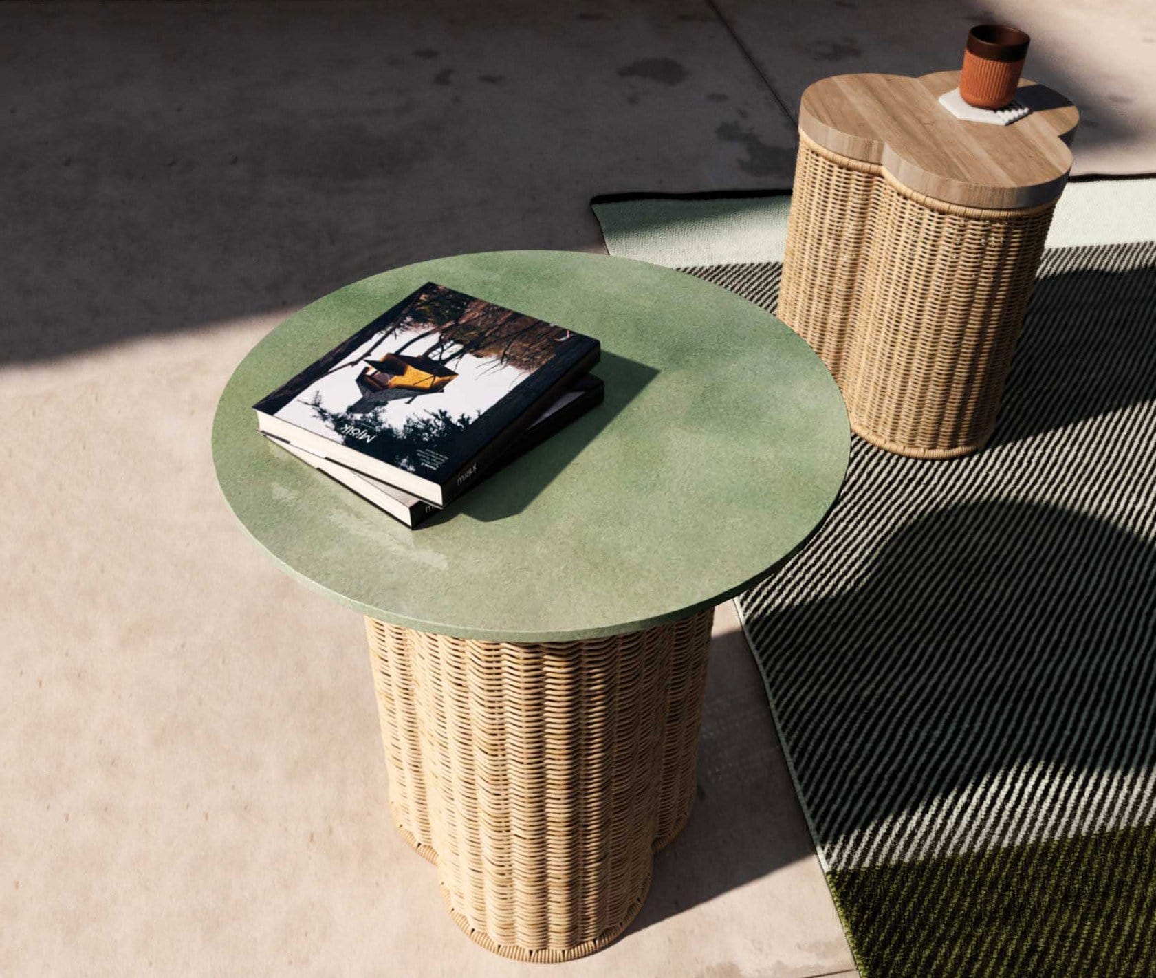 Vimini - Side Table 48cm | Kettal | JANGEORGe Interior Design