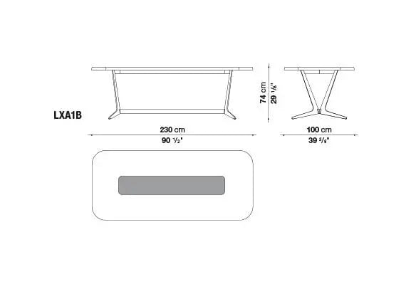 Astrum Table | Maxalto | JANGEORGe Interior Design