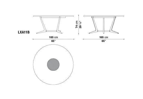 Astrum Table | Maxalto | JANGEORGe Interior Design