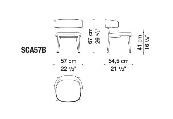 Caratos Chair | Maxalto | JANGEORGe Interior Design