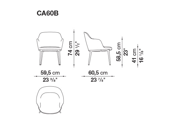 Caratos Chair | Maxalto | JANGEORGe Interior Design