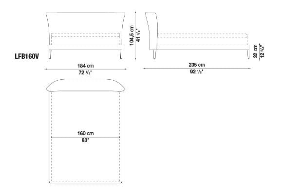 Febo Bed | Maxalto | JANGEORGe Interior Design