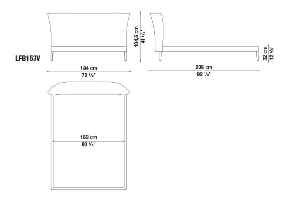 Febo Bed | Maxalto | JANGEORGe Interior Design