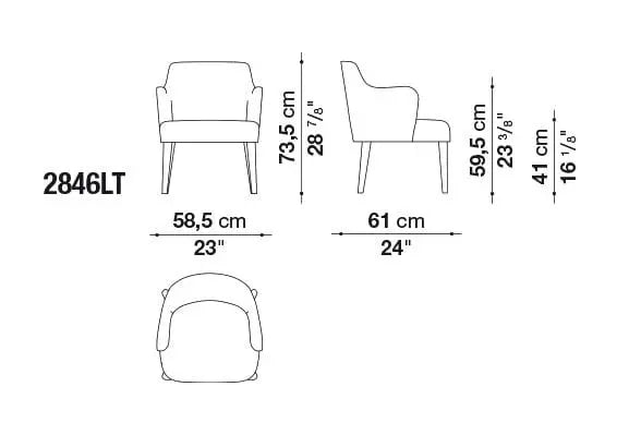 Febo Chair | Maxalto | JANGEORGe Interior Design