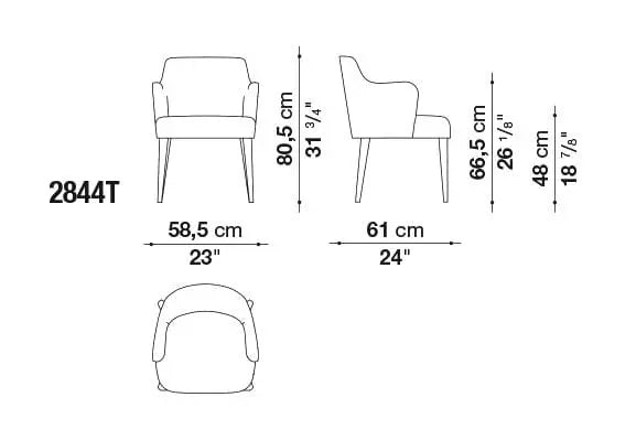 Febo Chair | Maxalto | JANGEORGe Interior Design