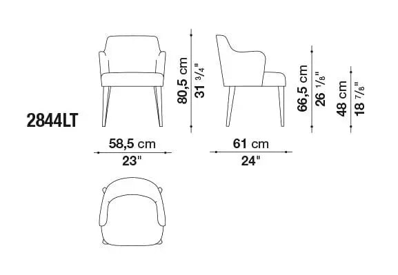 Febo Chair | Maxalto | JANGEORGe Interior Design