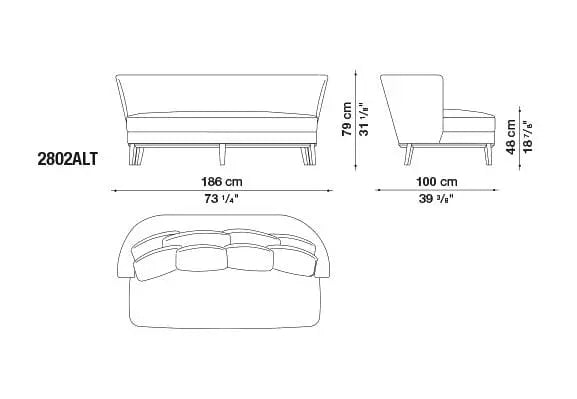 Febo Sofa | Maxalto | JANGEORGe Interior Design