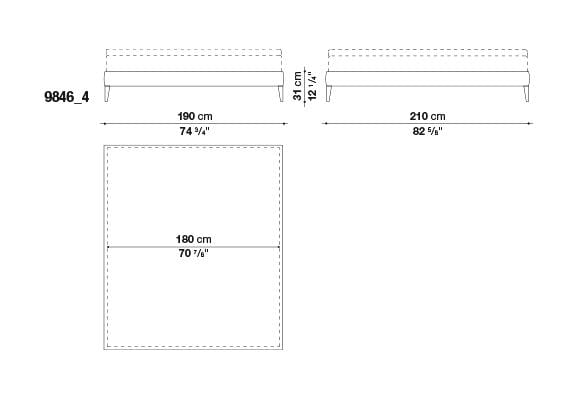 Filemone - Ovidio Bed | Maxalto | JANGEORGe Interior Design