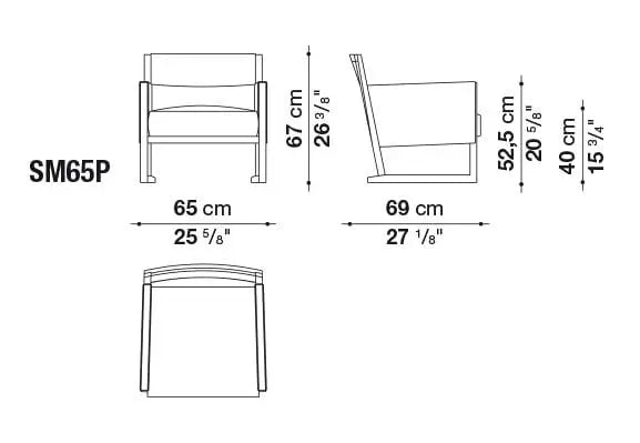 Musa Armchair | Maxalto | JANGEORGe Interior Design