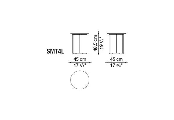 Pathos Small Table | Maxalto | JANGEORGe Interior Design