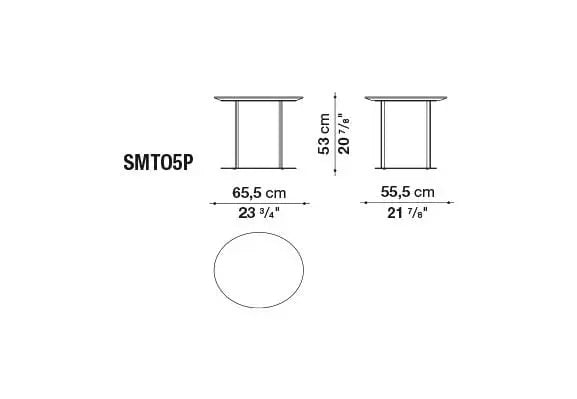 Pathos Small Table | Maxalto | JANGEORGe Interior Design