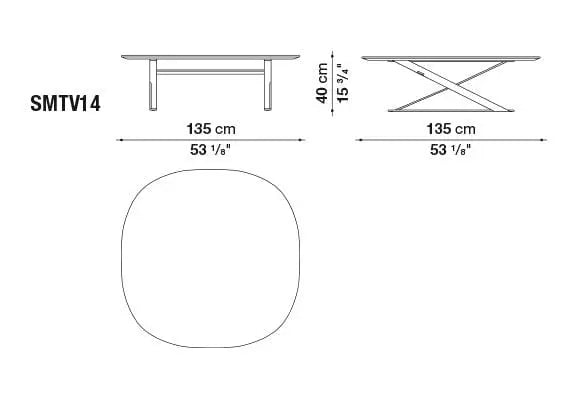 Pathos Small Table | Maxalto | JANGEORGe Interior Design