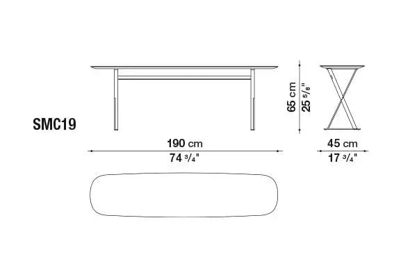 Pathos Table | Maxalto | JANGEORGe Interior Design