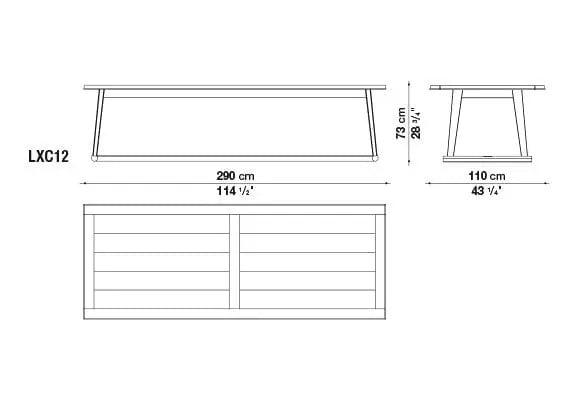 Recipio '14 Table | Maxalto | JANGEORGe Interior Design