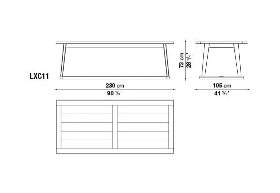 Recipio '14 Table | Maxalto | JANGEORGe Interior Design