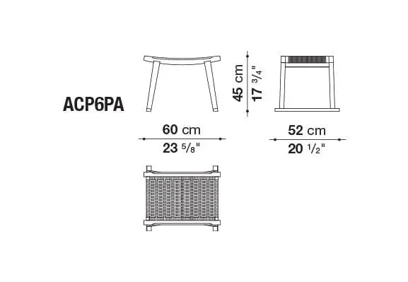 Sella Bench | Maxalto | JANGEORGe Interior Design