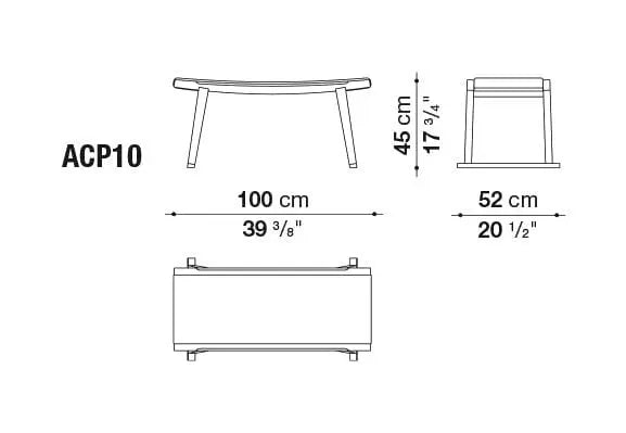 Sella Bench | Maxalto | JANGEORGe Interior Design