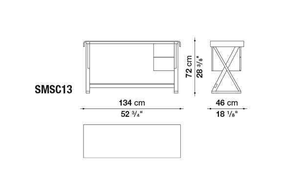 Sidus Writing desk | Maxalto | JANGEORGe Interior Design