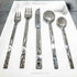 Mono A Polished Stainless Steel 5pc. Set with Knife 43 | Mono | JANGEORGe Interior Design