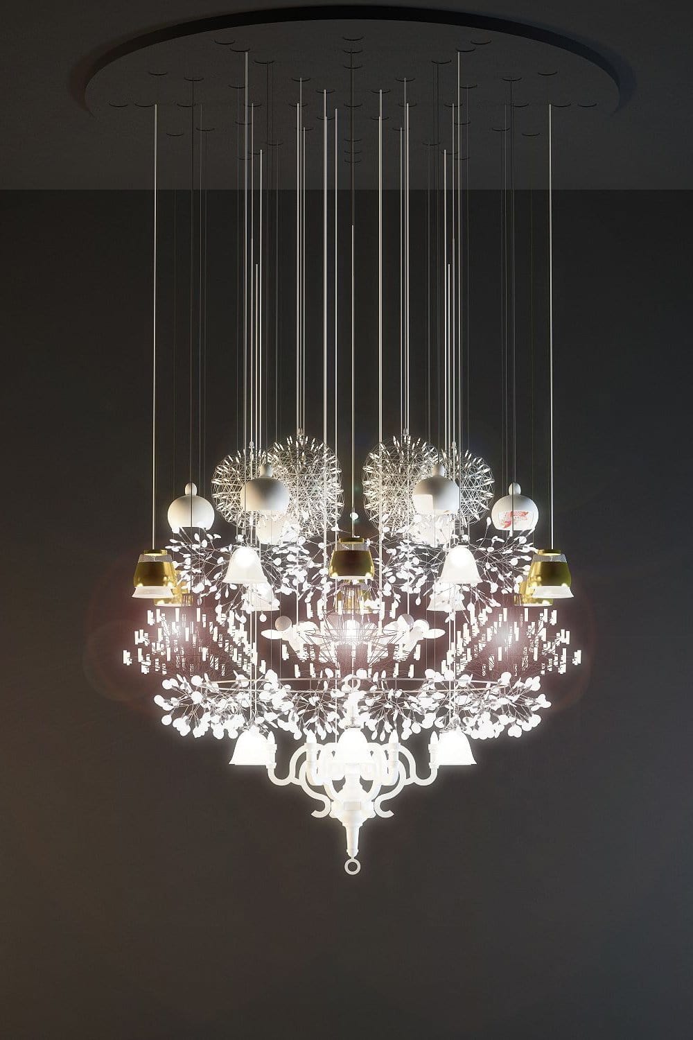 Mega Chandelier Suspension Lamp (MILAN 2018 EDITION) | Moooi | JANGEORGe Interior Design