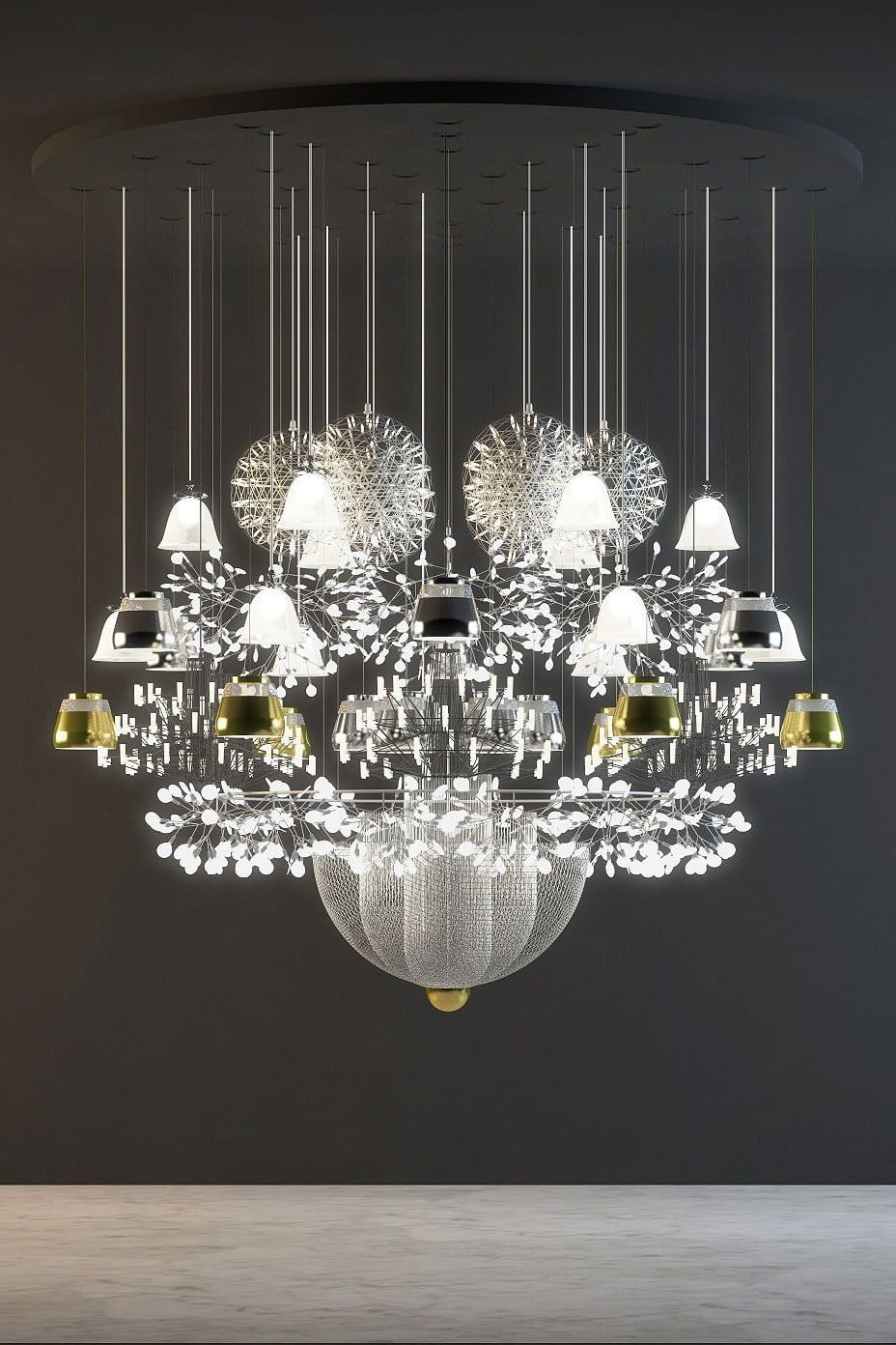 Mega Chandelier Suspension Lamp (MILAN 2018 EDITION) | Moooi | JANGEORGe Interior Design