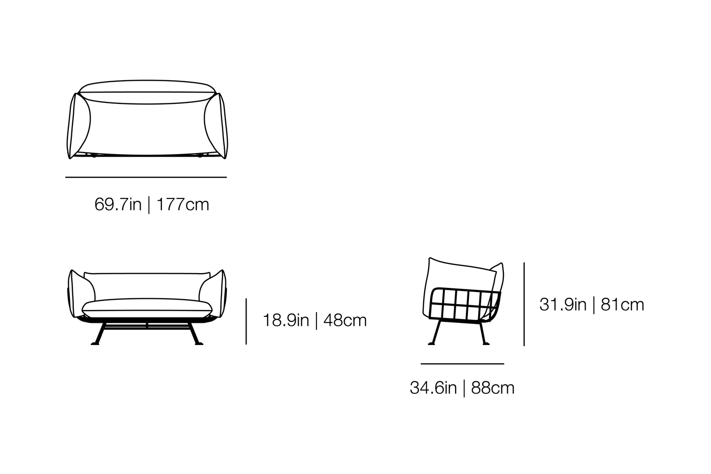 Nest Sofa | Moooi | JANGEORGe Interior Design