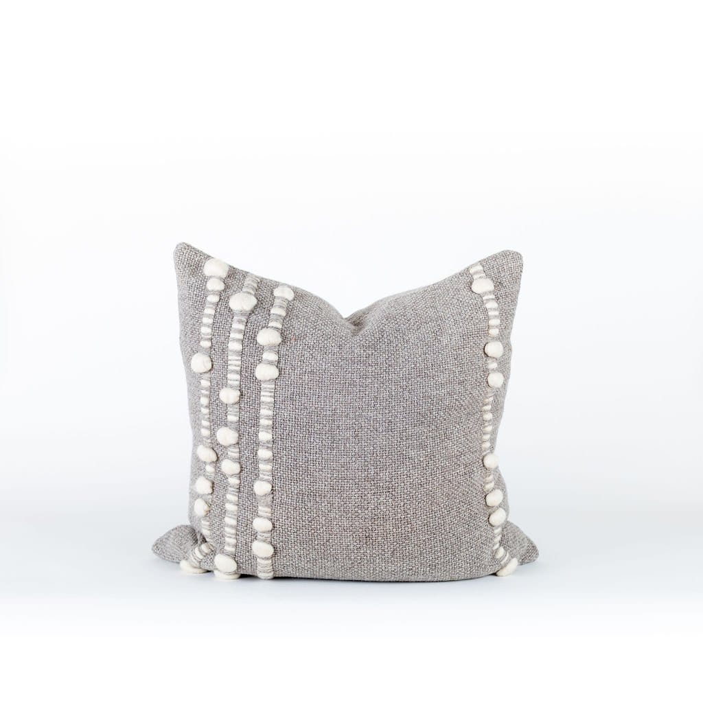 Kuk Pillow Cover in Natural Wool | Treko | JANGEORGe Interior Design