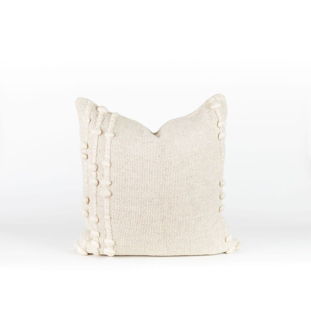 Kuk Pillow Cover in Natural Wool | Treko | JANGEORGe Interior Design