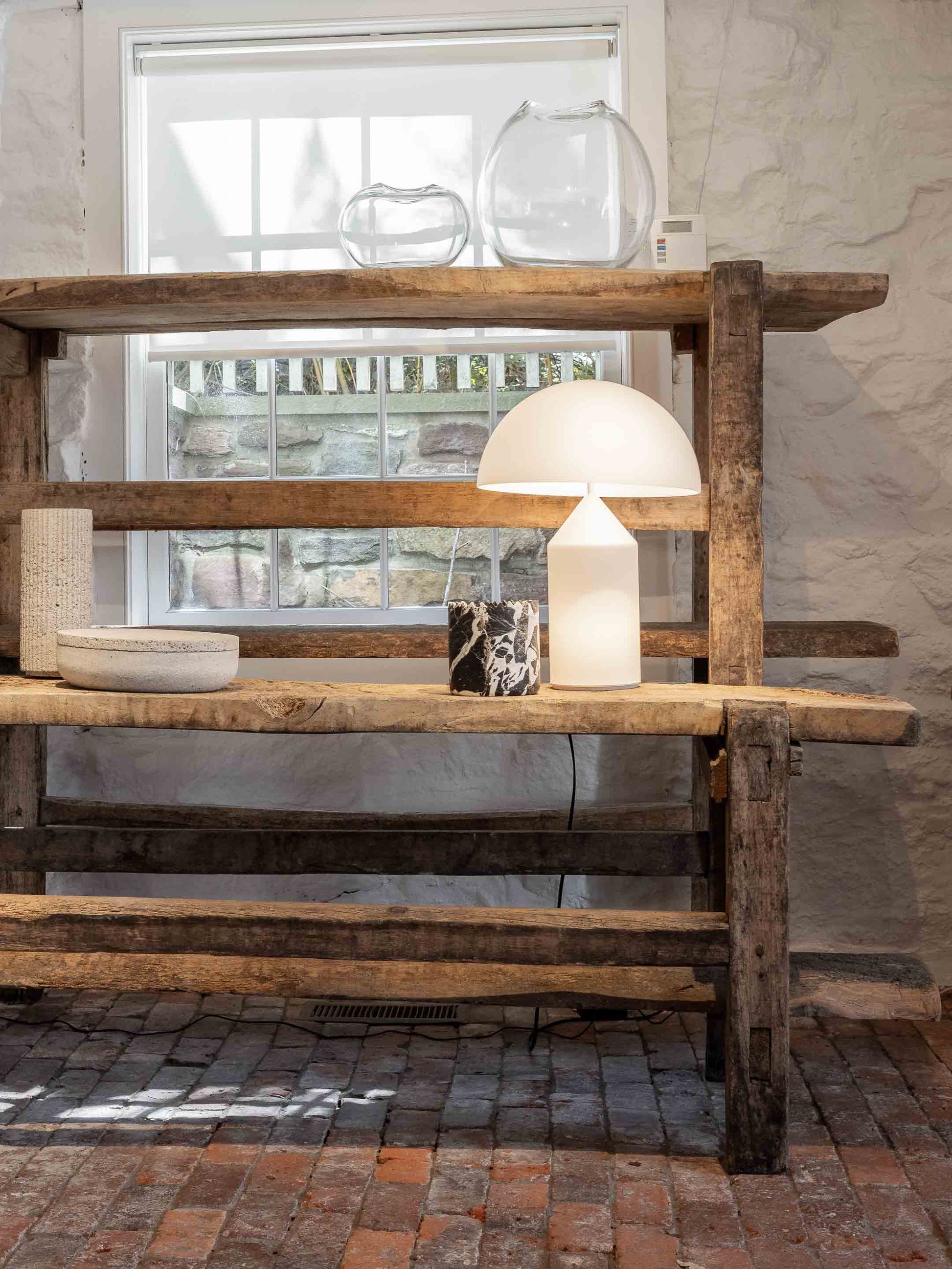 Antique Oak Storage Shelving Unit - JANGEORGe Interiors & Furniture